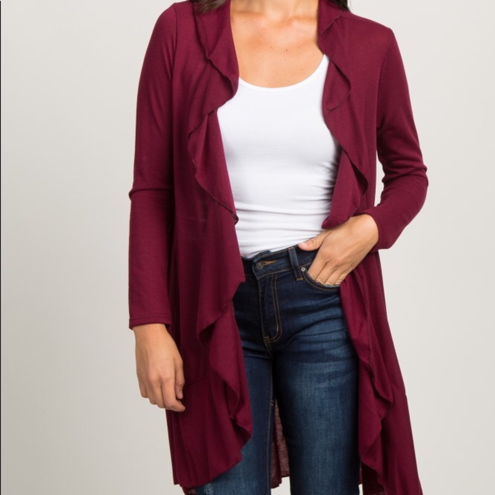 Red cardigans size L